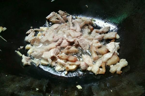 芹菜豆芽炒肉的做法图解3