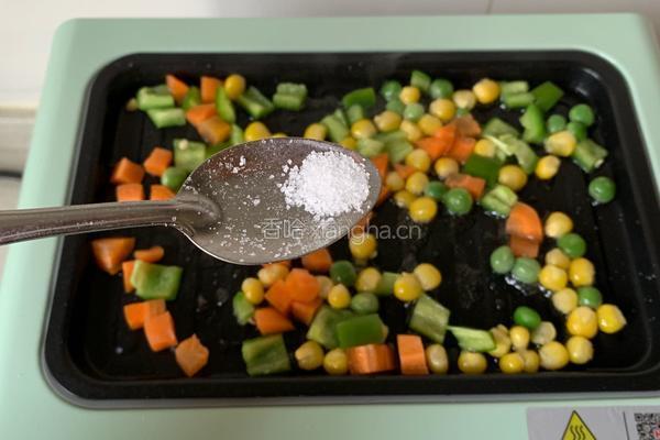饺子皮披萨的做法图解3