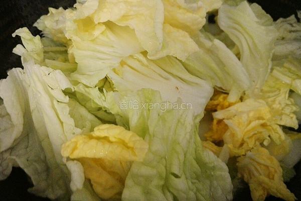 清炒黄白菜的做法图解7