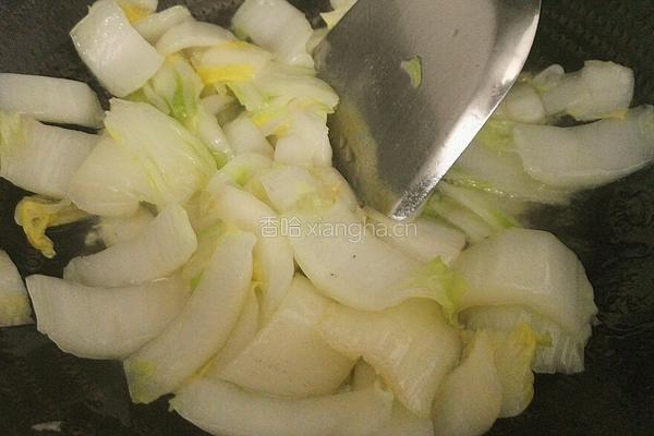 清炒黄白菜的做法图解6
