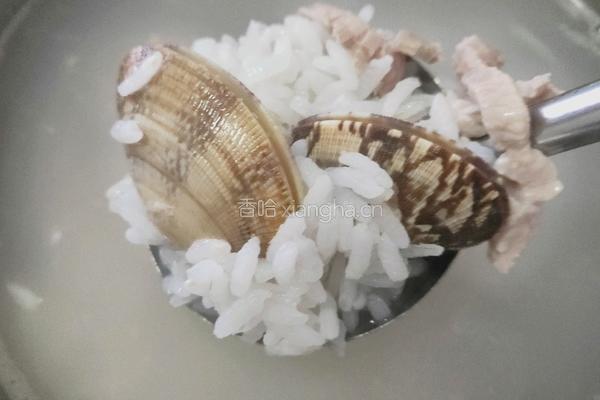 海鲜菠菜粥的做法图解5