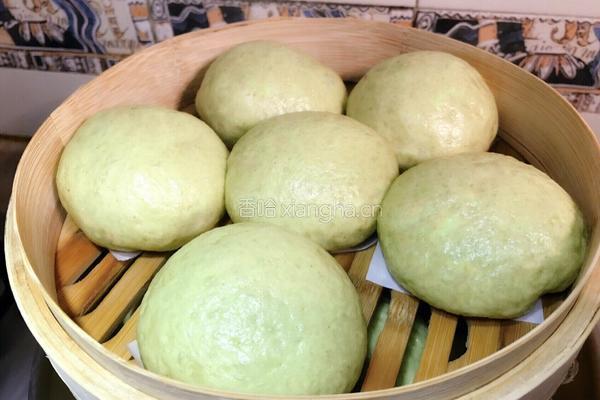 桑叶馒头的做法图解15