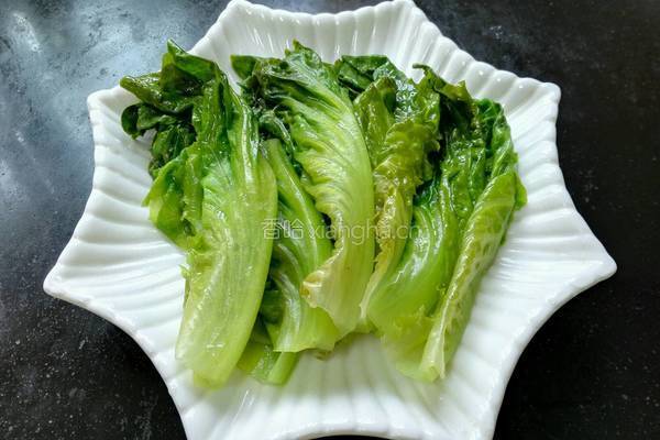 蚝油生菜的做法图解4