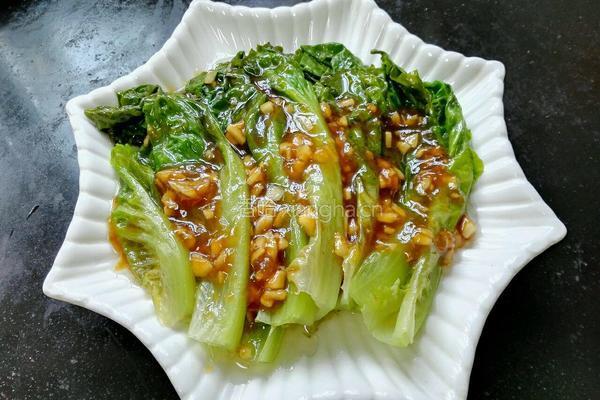 蚝油生菜的做法图解7