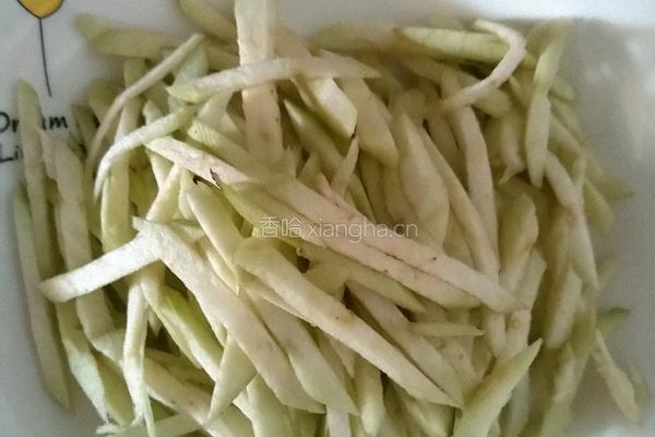 炒三丝的做法图解1
