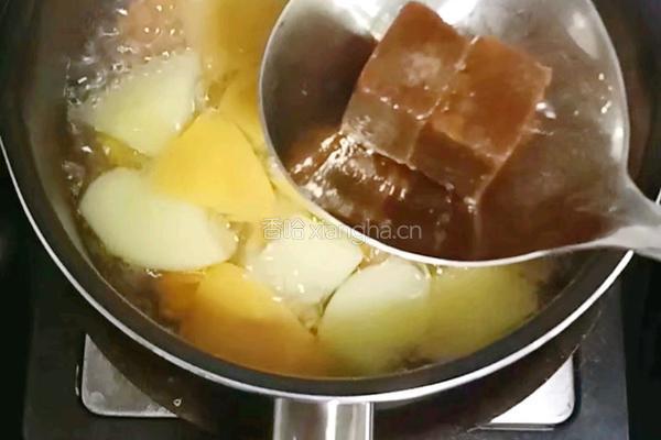 苹果木瓜红糖水的做法图解6