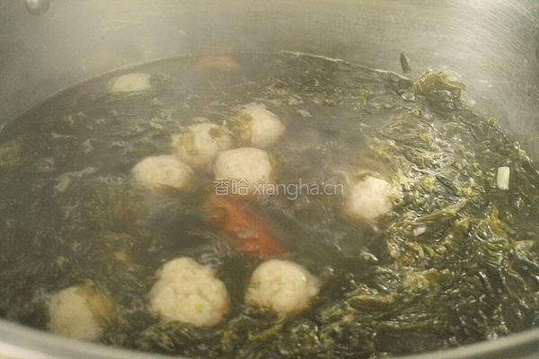 紫菜番茄圆子汤的做法图解12
