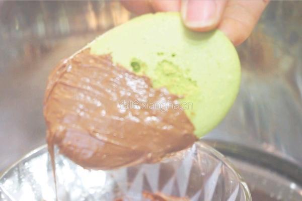 美味的青汁巧克力牛利的做法图解8