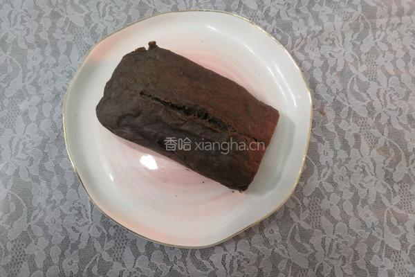（无蛋）可可香蕉糕的做法图解13