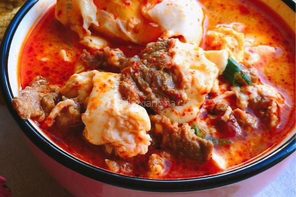 辣牛肉豆腐汤的做法图解7