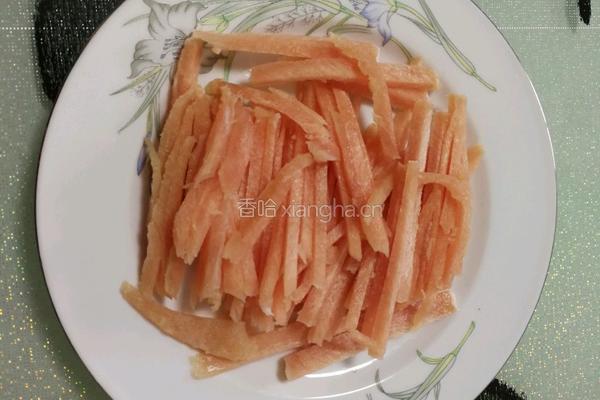 橙香京酱肉丝的做法图解1