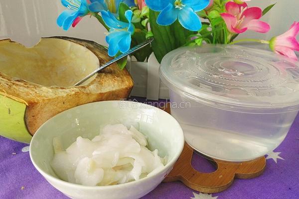 椰子香菇鸡汤的做法图解5