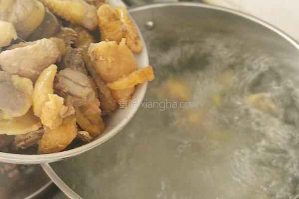 椰子香菇鸡汤的做法图解9