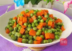 胡萝卜炒豌豆的做法图解11