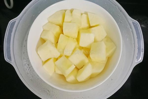 苹果燕麦糊 (宝宝辅食）的做法图解4
