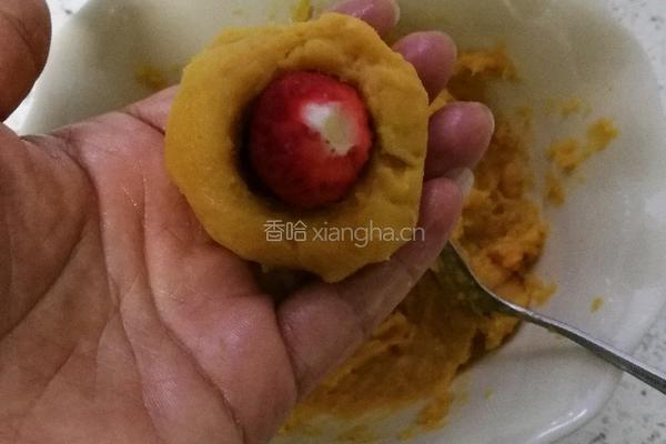 草莓红薯大福的做法图解9