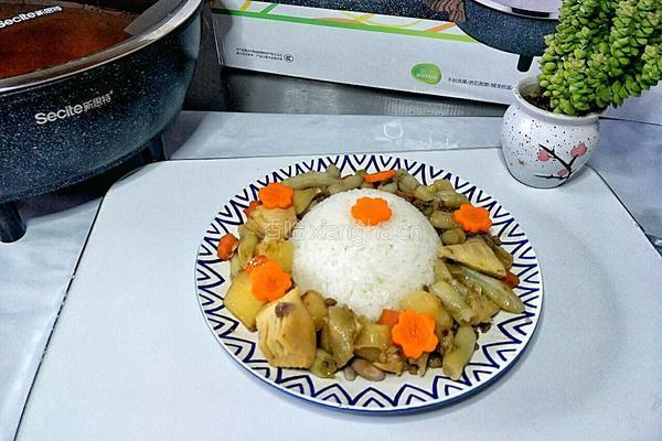 米饭素炖菜的做法图解13