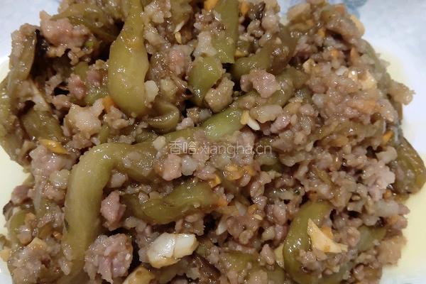 肉沫茄子的做法图解4