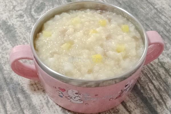 小米山药苹果粥 (宝宝辅食）的做法图解7