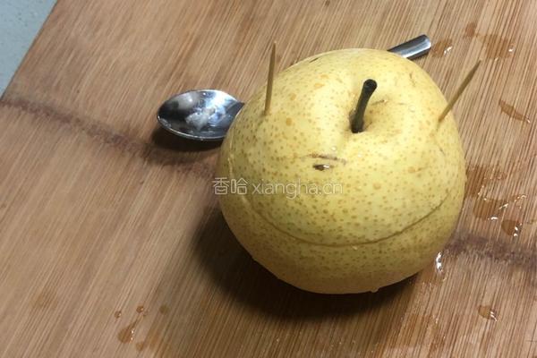 花椒炖梨的做法图解5