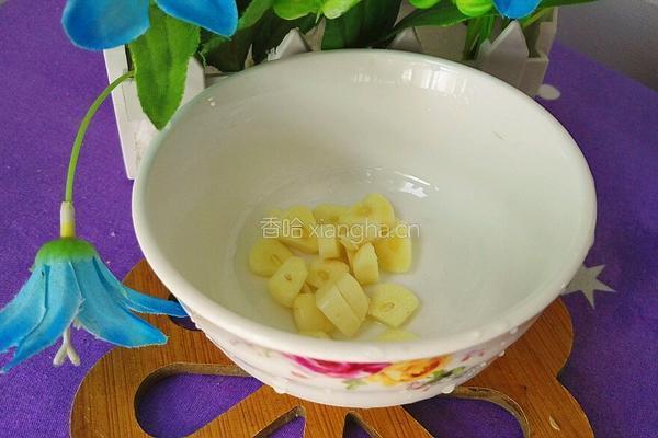 清炒上海青的做法图解3