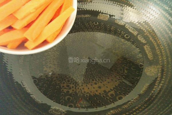 胡萝卜炒土豆的做法图解4