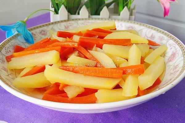 胡萝卜炒土豆的做法图解11