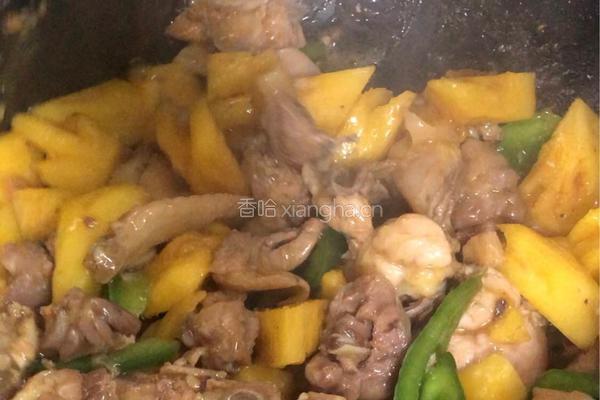 菠萝炒鸡的做法图解11