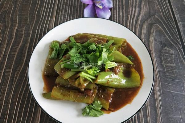 酱焖尖椒的做法图解18
