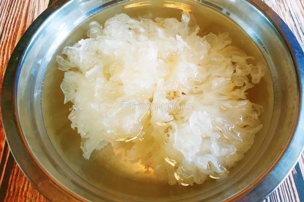 红枣木瓜炖银耳的做法图解3