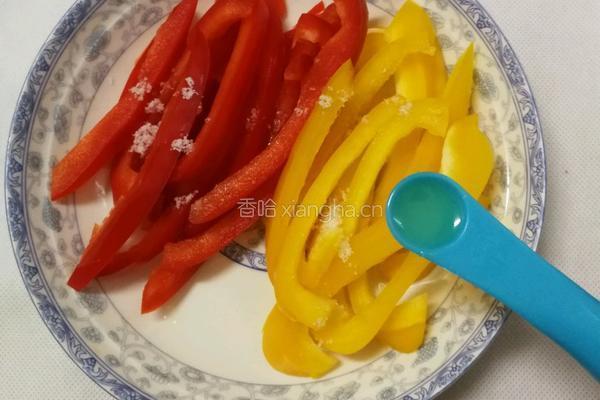 双色椒炒猪肉的做法图解6