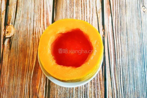 紫薯木瓜奶冻的做法图解3