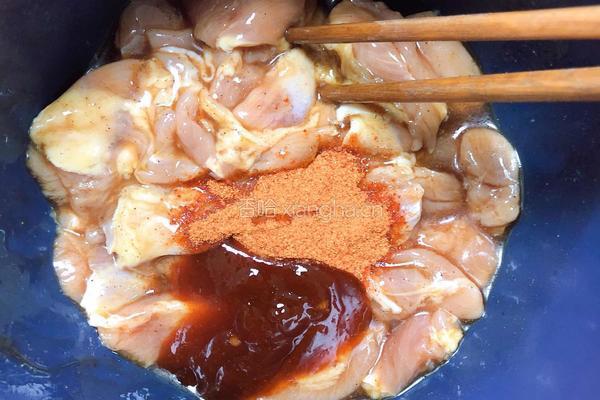 串烧鸡肉果蔬的做法图解3