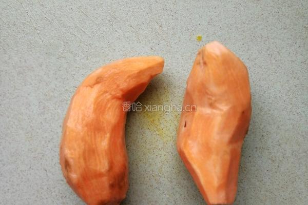 香蕉红薯羹的做法图解2