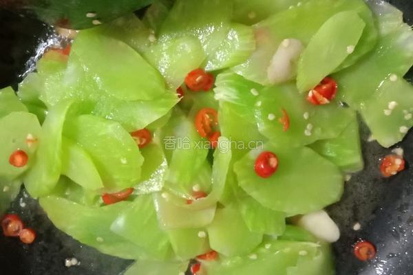 清炒莴苣的做法图解6