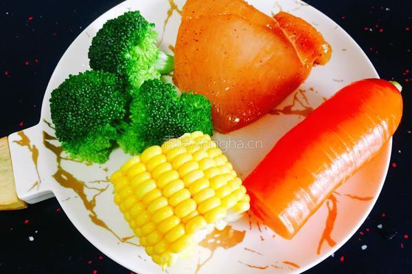 蔬菜鸡肉饼的做法图解1