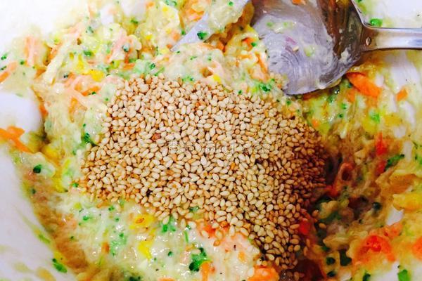 蔬菜鸡肉饼的做法图解8
