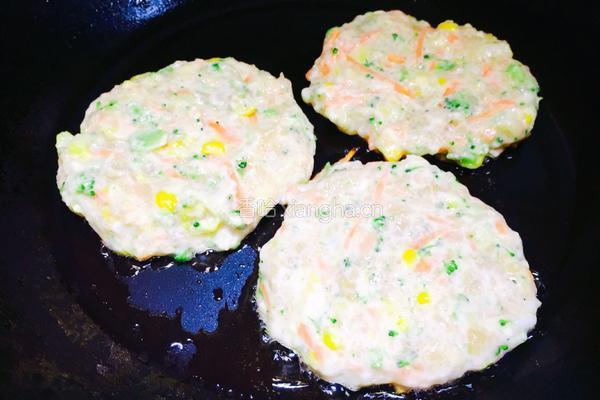 蔬菜鸡肉饼的做法图解9