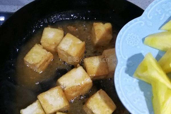 菠萝咕噜豆腐的做法图解14