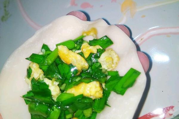 韭菜蛋煎饺的做法图解5