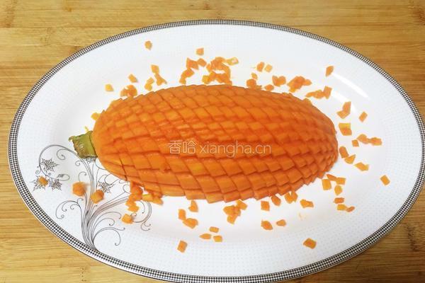 橙汁木瓜的做法图解11