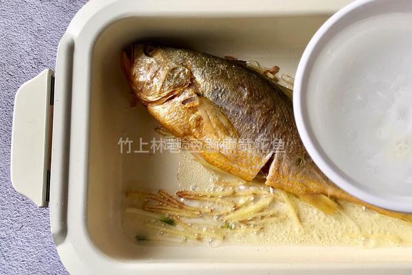 豆酱煮黄花鱼的做法图解5