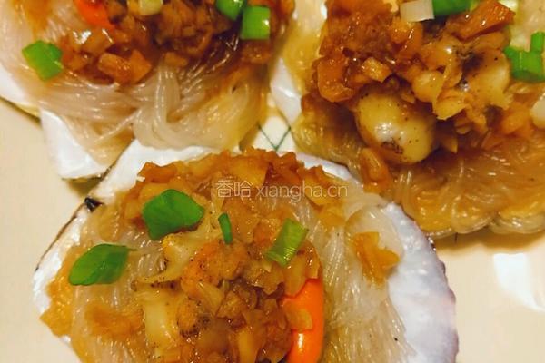 蒜蓉粉丝蒸扇贝的做法图解8