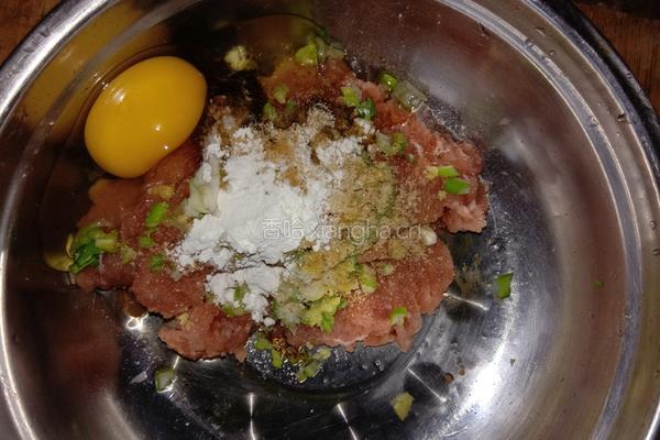 尖椒酿肉的做法图解3