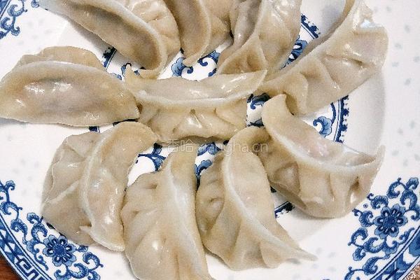 荠菜(野菜）饺子的做法图解10