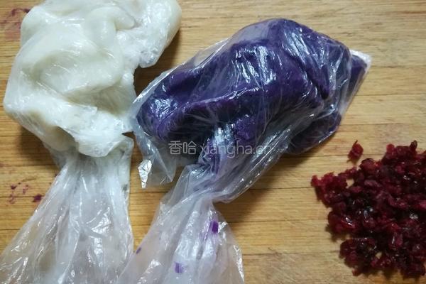 蔓越莓紫薯山药糕的做法图解4