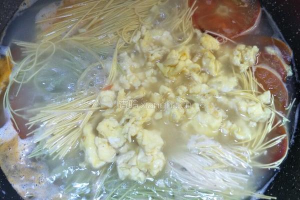 番茄鸡蛋蔬菜面的做法图解7
