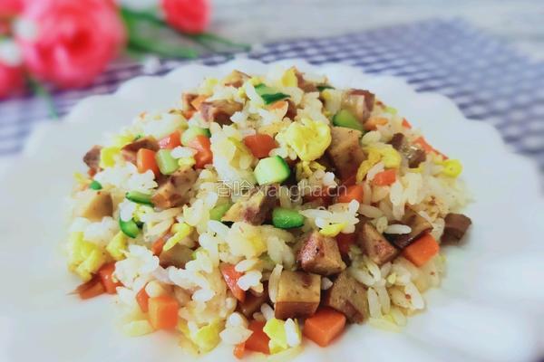 鹅肝肠炒饭