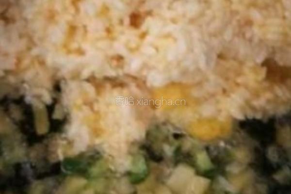 菠萝米饭的做法图解6