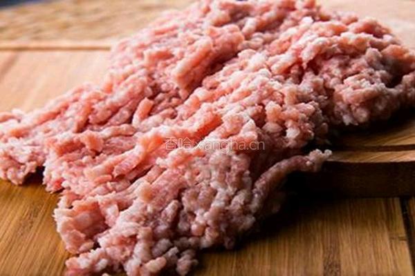 碧绿蒸肉丸的做法图解1